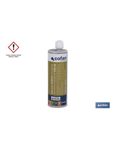 ANCLAJE QUIMICO POLIESTER S/ESTIRENO 410ML