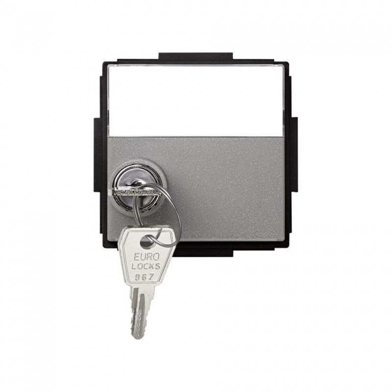 Tapa con llave gris esmeril s.27 scudo SIMON 2705091-063