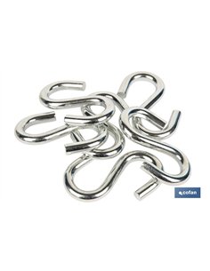 GANCHO EN S ZINCADO M-6 Venta unitaria 2