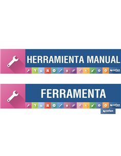 SEÑALETICA IMANTADA PARA EXPOSITOR 975 x 200 mm - HERRAMIENTA MANUAL