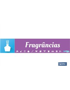 SEÑALETICA IMANTADA PARA EXPOSITOR 975 x 200 mm - FRAGRANCIAS