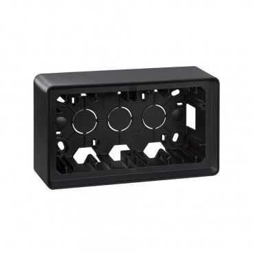 Caja superficie 2 elem. grafito SIMON 8200760-038