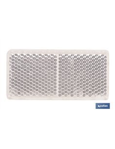 CATADIÓPTRICO RECTANGULAR BLANCO 71 X 35 MM CON ADHESIVO 2