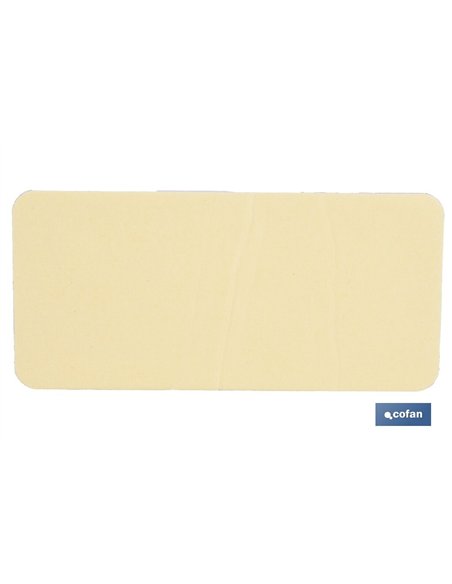 CATADIÓPTRICO RECTANGULAR BLANCO 94 X 44 MM CON ADHESIVO