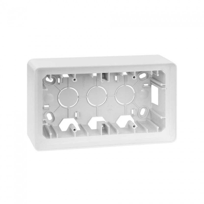 Box surface 2 elem. white SIMON 8200760-030