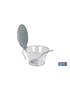 AZUCARERO 120ml MODELO ALBAHACA COLOR VERDE AGUA 15X11.5X9cm venta unitaria 2