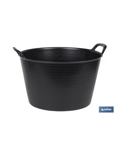 CAPAZO  NEGRO  RECICLADO  42 L   48.5 X 45 X 38 CM venta unitaria