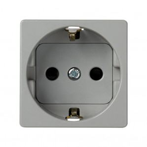 Base de soquete Schuko com conexão de terminal de...