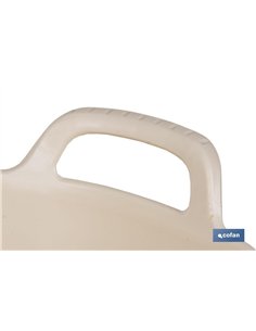 CAPAZO 42 L BEIGE  48.5 X 45 X 38 CM venta unitaria 2