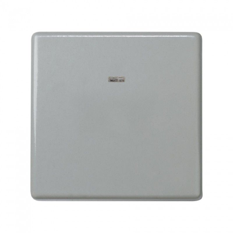 Pulsante 10 ax 250 v neutro di colore grigio chiaro SIMON 27669-67