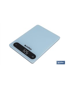 BÁSCULA DE COCINA DIGITAL 10 KG COLOR AZUL 2