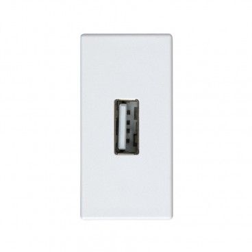 Conector con tapa para usb a hembra módulo estrecho SIMON 2701090-030