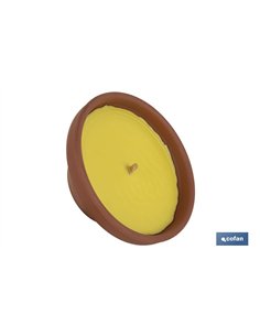 VELA AROMÁTICA DE CITRONELA RECIPIENTE TERRACOTA 300 G 2