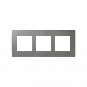 Marco 3 elementos gris esmeril s.27 scudo SIMON 2705630-063