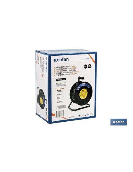 ALARGADOR CABLE 4T. 50 METROS (3 x 1,5mm)