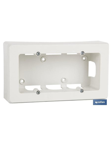 ZÓCALO SUPERFICIE 94X96X43 PARA 1 ELEMENTO. BLANCO