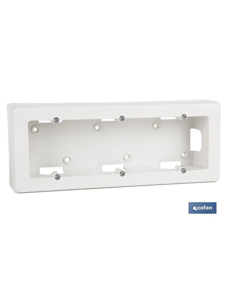 ZÓCALO SUPERFICIE 94X96X43 PARA 1 ELEMENTO. BLANCO