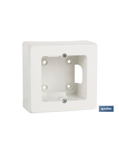 ZÓCALO SUPERFICIE 165X96X43 PARA 2 ELEMENTO. BLANCO