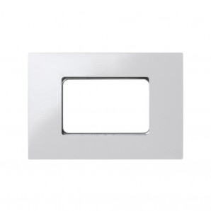 Placa americana blanca 3 mód. estrechos SIMON 2700613-030