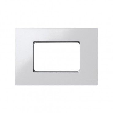 Placa americana blanca 3 mód. estrechos SIMON 2700613-030