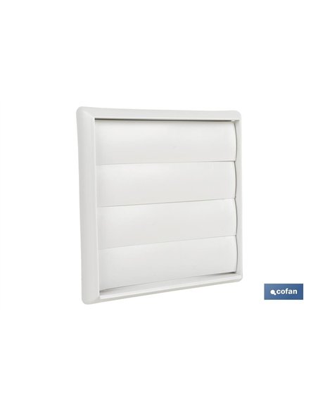 REJILLA DE VENTILACIÓN ABS BLANCO LAMAS MÓVILES Ø12 CM VENTA UNITARIA
