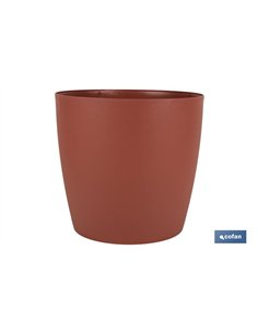 MACETA CAMELIA DE COLOR ARCILLA 18 X 17,8 CM venta unitaria 2