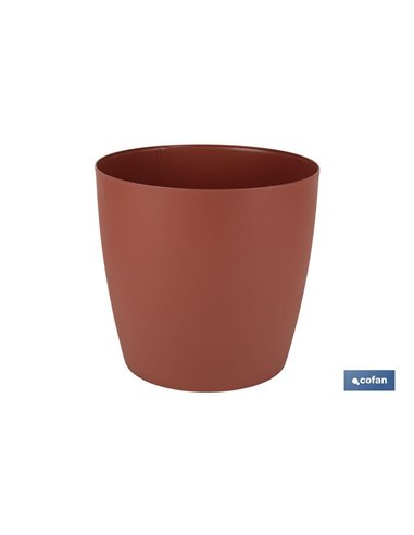 MACETA CAMELIA DE COLOR ARCILLA 30 X 28 CM venta unitaria