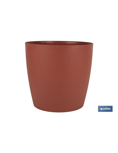 MACETA CAMELIA DE COLOR ARCILLA 30 X 28 CM venta unitaria