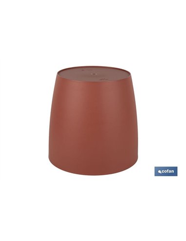 MACETA CAMELIA DE COLOR ARCILLA 30 X 28 CM venta unitaria