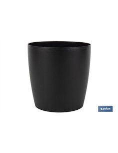 MACETA CAMELIA DE COLOR NEGRO 18 X 17,8 CM venta unitaria 2