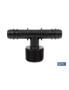 CONEXIÓN EN T R.MACHO Ø16MM-3/4 Venta unitaria 2