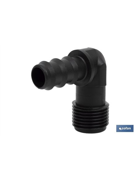 CONEXIÓN EN CODO 90º R.MACHO Ø16MM-3/4 Venta unitaria
