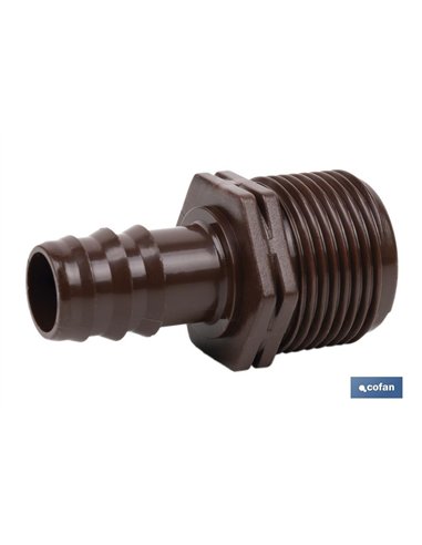 ENLACE MIXTO Ø16MM-1/2 (MARRÓN-MAX SEGUR.) Venta unitaria