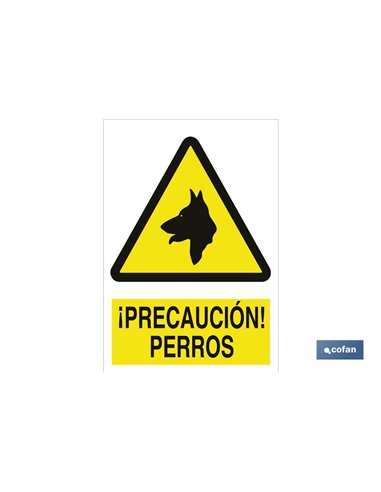 SEÑAL POLIESTIRENO 210X148MM.