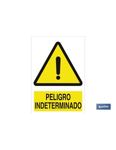 SEÑAL POLIESTIRENO 210X148 MM.