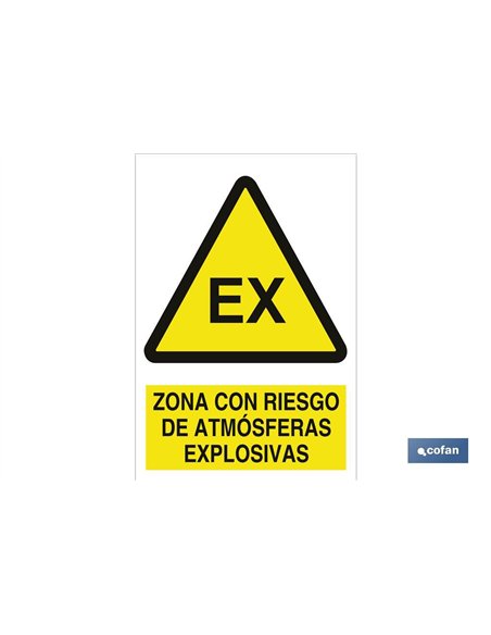 SEÑAL POLIESTIRENO 210X148MM.