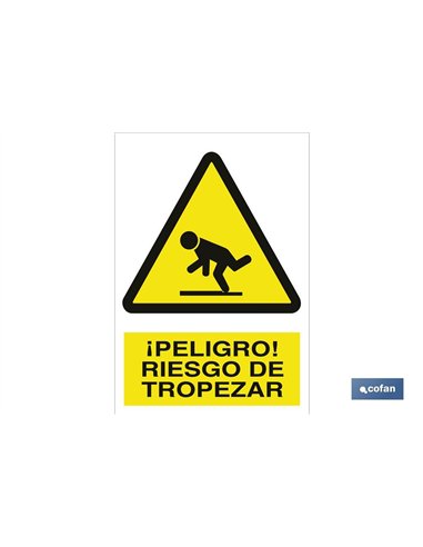 SEÑAL POLIESTIRENO 210X148MM.