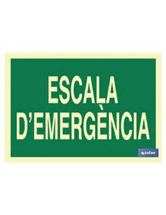 SEÑAL LUMINISCENTE 297X210MM.