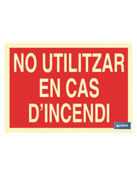 SEÑAL LUMINISCENTE 297X210MM.