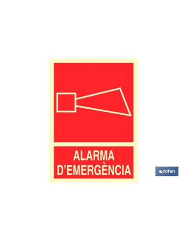 SEÑAL LUMINISCENTE 297X210MM.