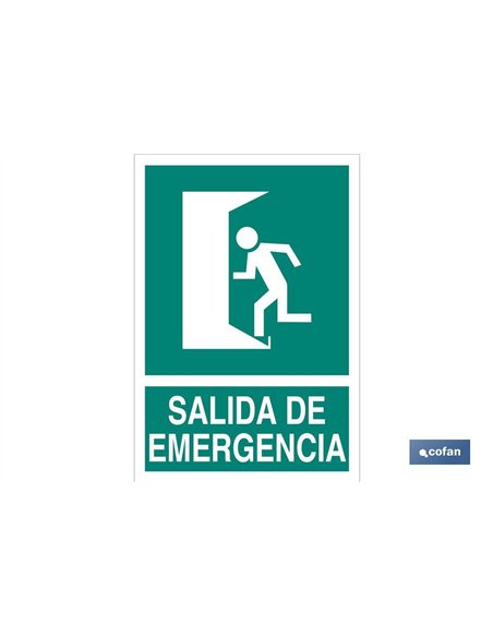 SEÑAL LUMINISCENTE 420X297MM.