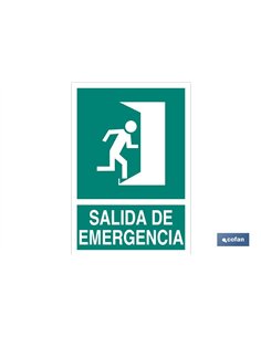 SEÑAL LUMINISCENTE 297X210MM.