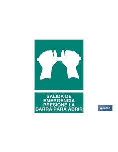 SEÑAL LUMINISCENTE 297X210MM.