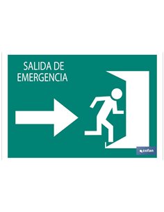 SEÑAL LUMINISCENTE 420X297MM.