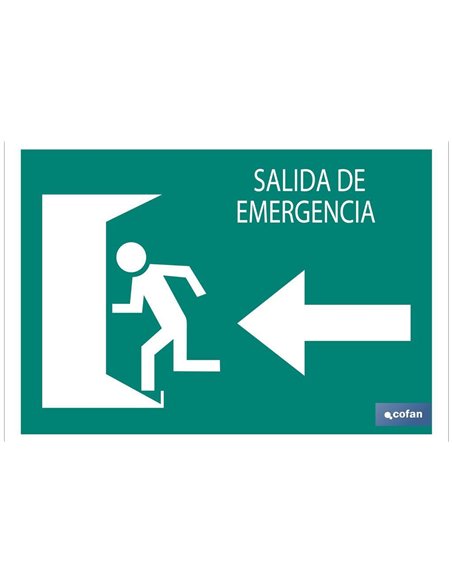 SEÑAL LUMINISCENTE 210X148MM.