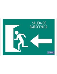 SEÑAL LUMINISCENTE 297X210MM.