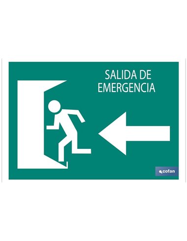 SEÑAL LUMINISCENTE 420X297MM.