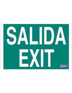 SEÑAL LUMINISCENTE 210X148MM.