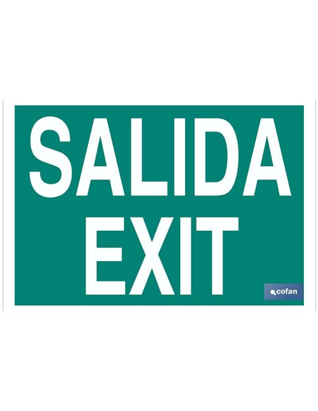SEÑAL LUMINISCENTE 297X210MM.