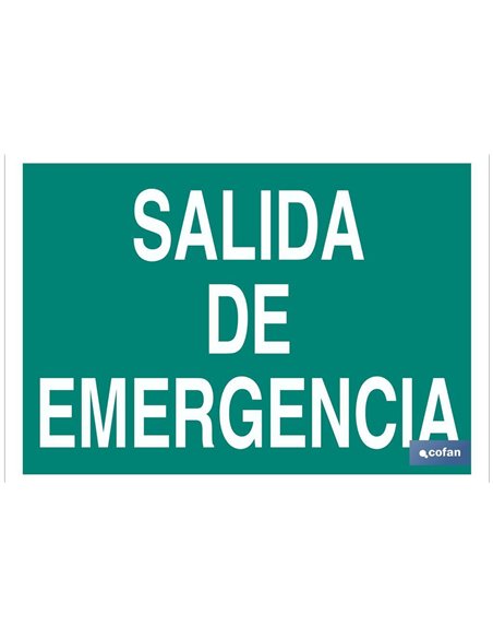 SEÑAL LUMINISCENTE 420X297MM.